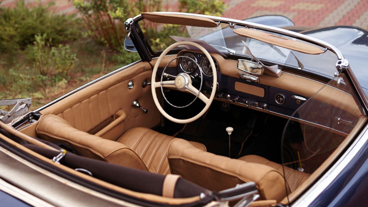 classic car interior