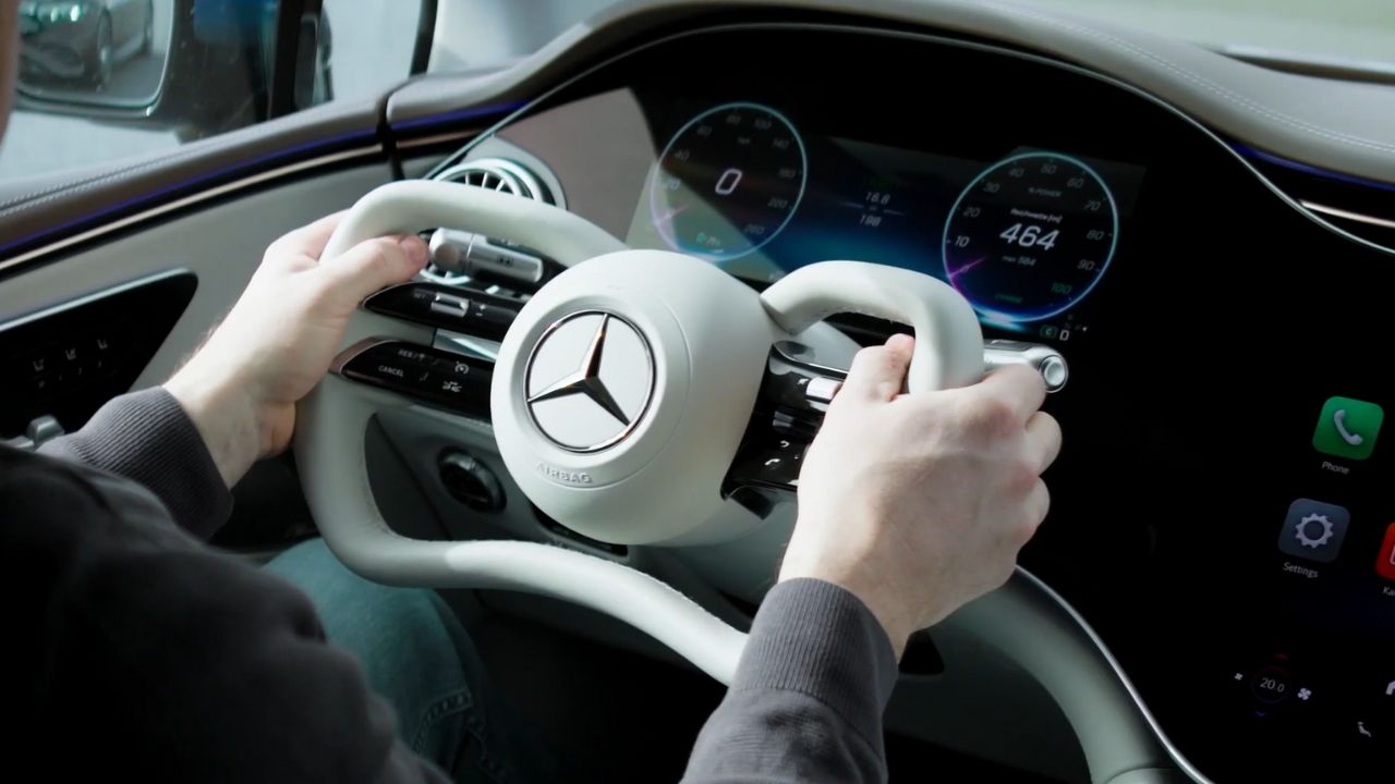 Odd-shaped steering wheels in production cars