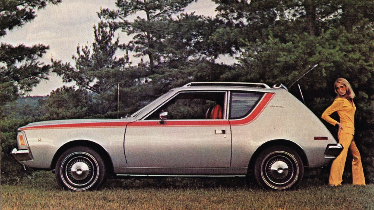 1971 AMC Gremlin (Canadian Postcard)