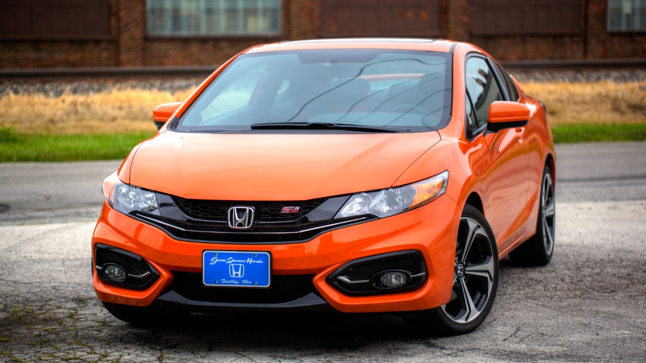 2015 Honda Civic Si Coupe Orange.JPG