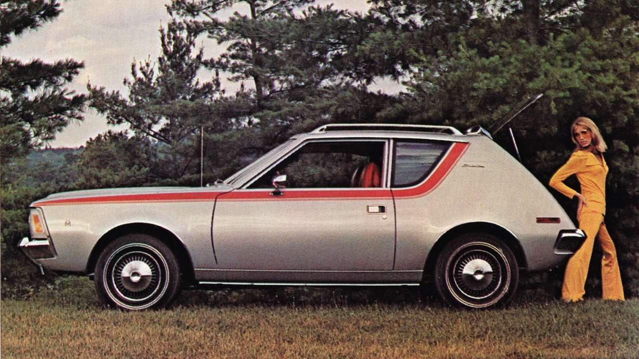 1971 AMC Gremlin (Canadian Postcard)