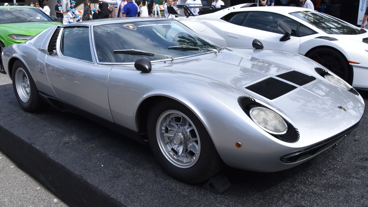 1966 Lamborghini Miura: first mid-engine supercar template