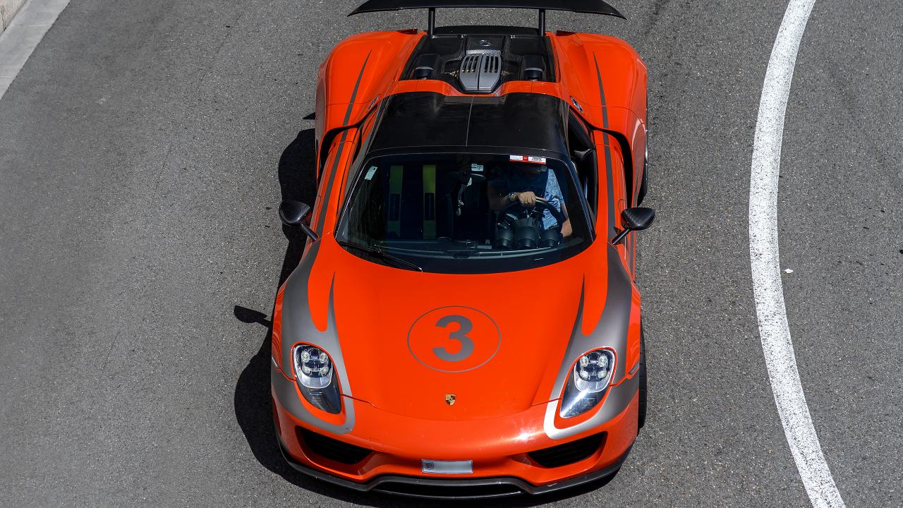 Guards Red Porsche 918 Spyder Weissach stuns at $3.2M sale