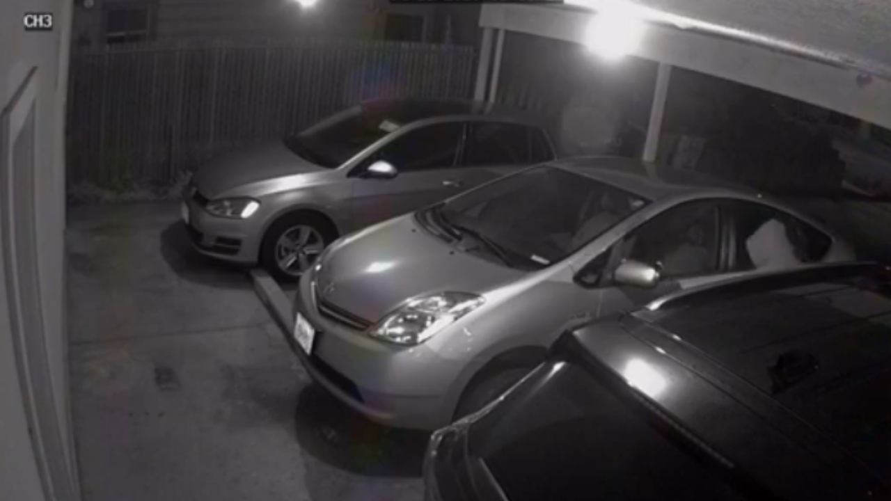 Thieves target Toyota Prius converters and homeowners are catching them on surveillance video