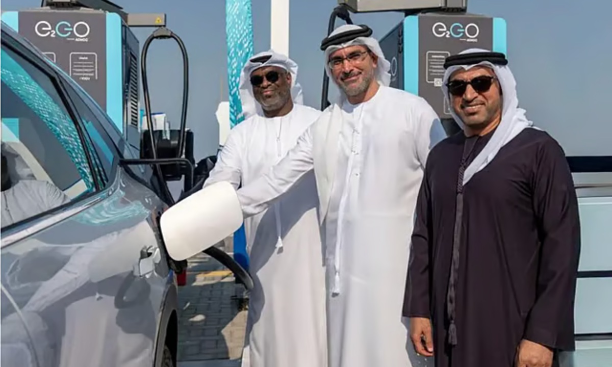 Even oil country caves to EVs as UAE fires up 60-stall fast charger
