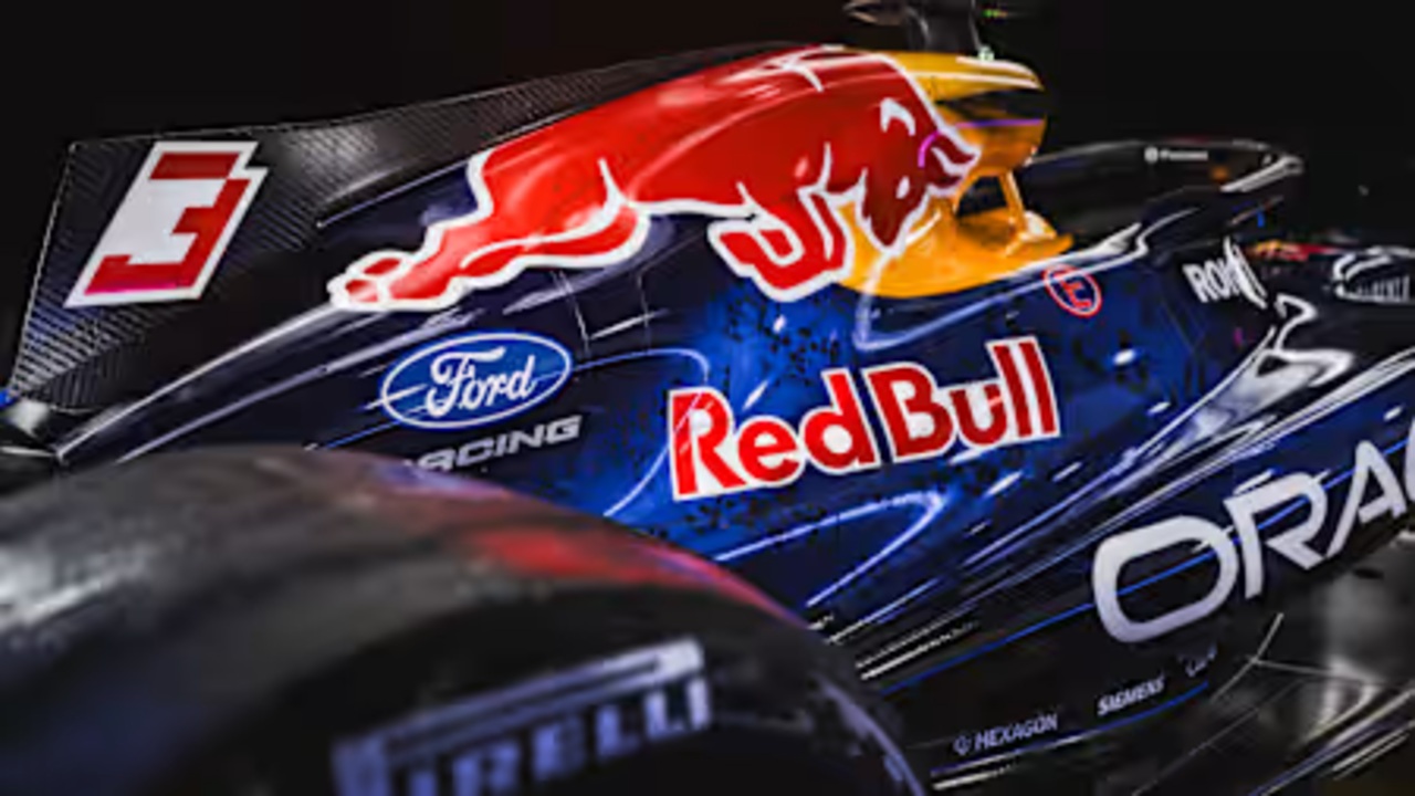 Red Bull’s first Ford era F1 livery still looks like classic Red Bull