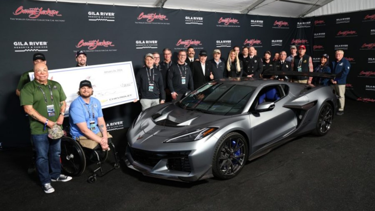 1-of-1 Stars & Steel Corvette ZR1X in Dark Satin Steel rakes in $2.6M for Tunnel to Towers