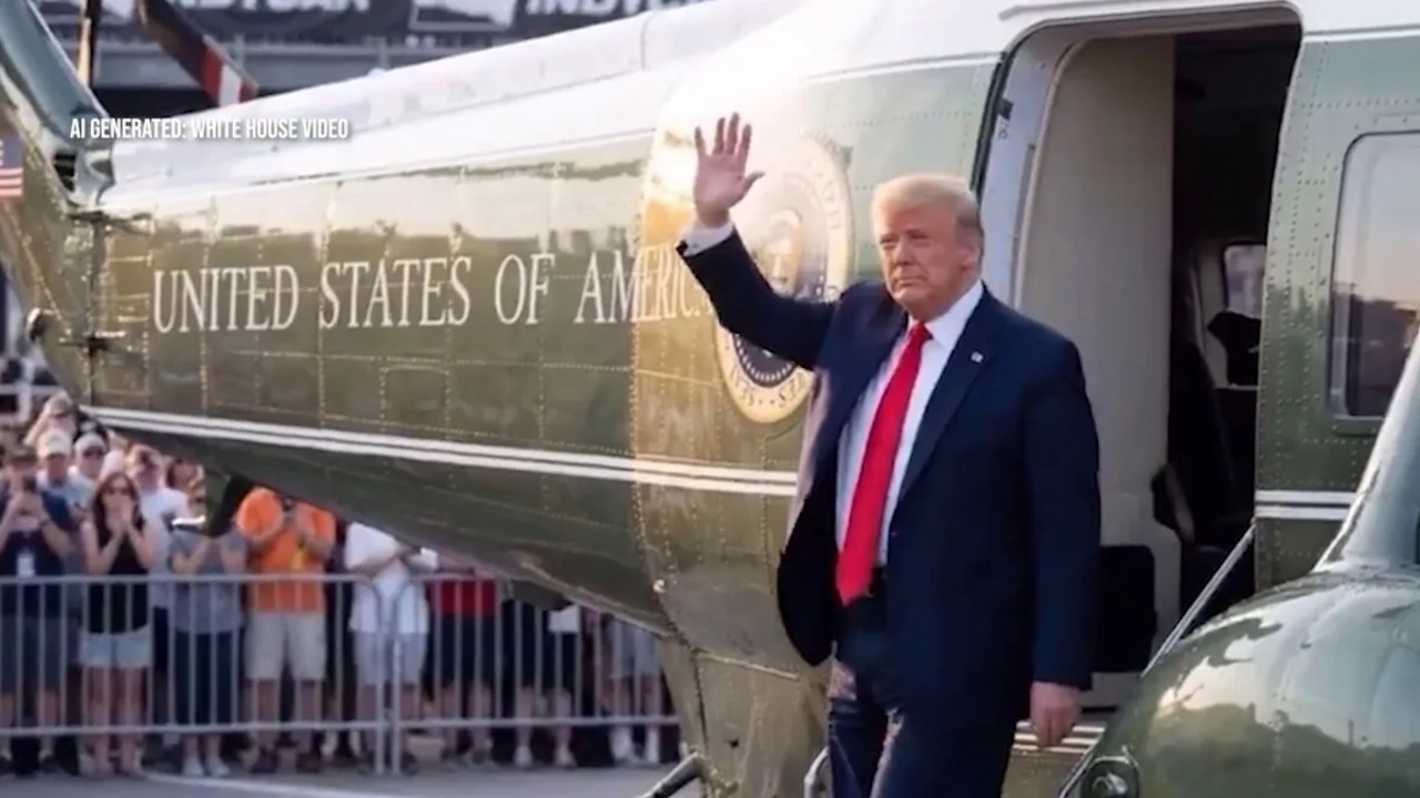 Trump stokes IndyCar superfans with viral AI tease of special race