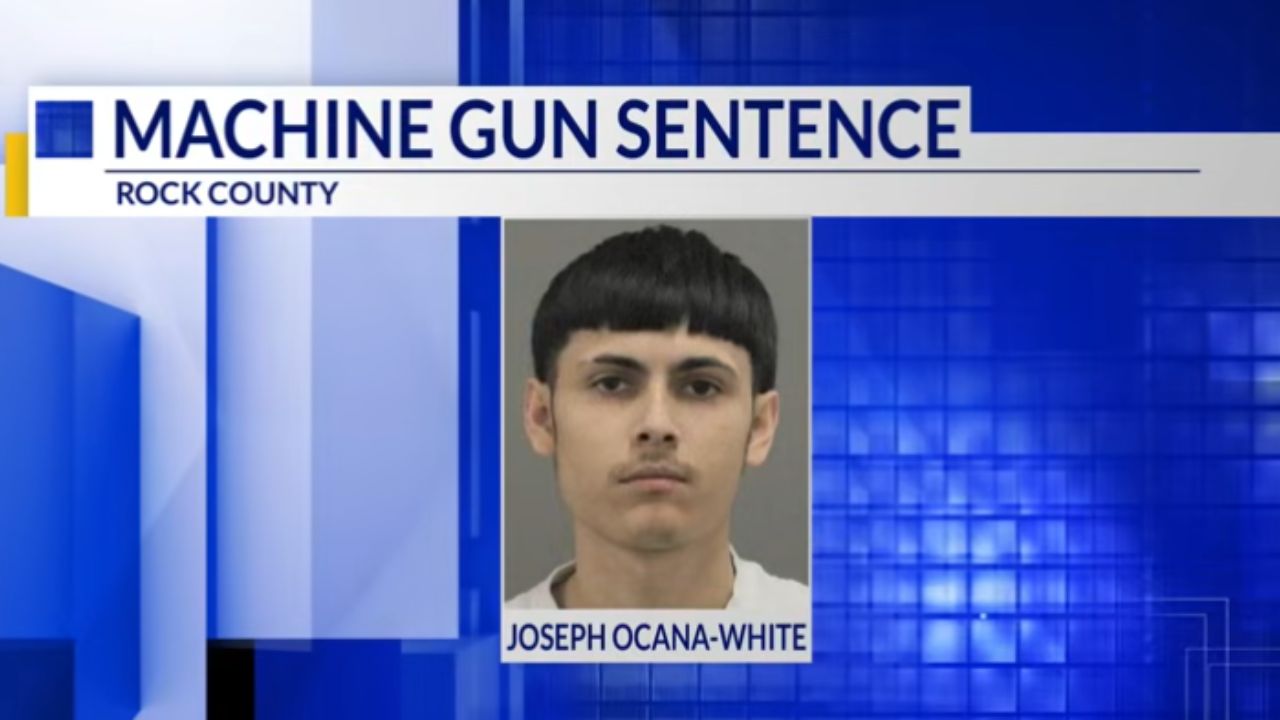Stolen Corvette chase ends in 20-year sentence over machine-gun part
