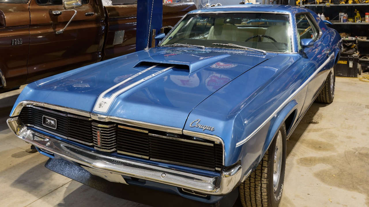 Standing apart the 1969 Mercury Cougar Eliminator added style to muscle