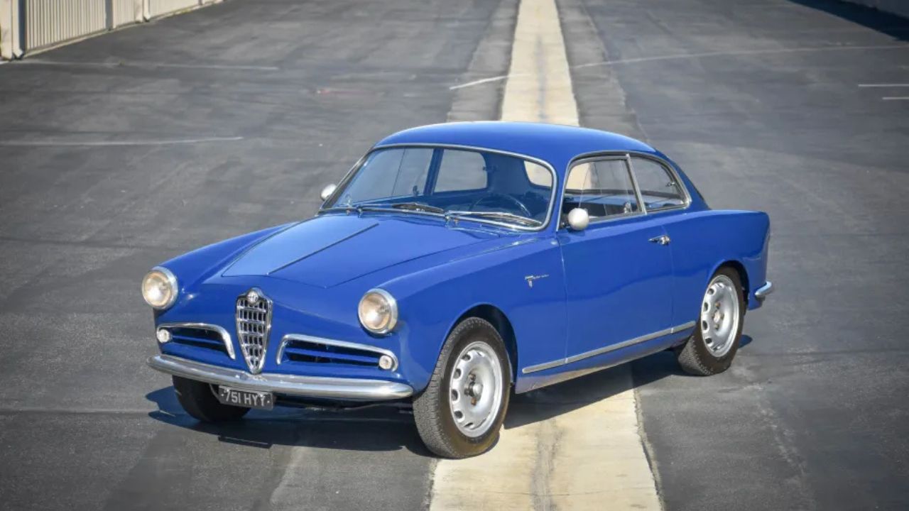 Lightweight design gave the 1957 Alfa Romeo Giulietta Sprint its lasting appeal