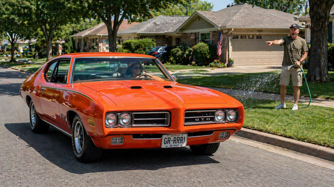 A man says he stored his 1969 GTO for years, then someone else started driving it
