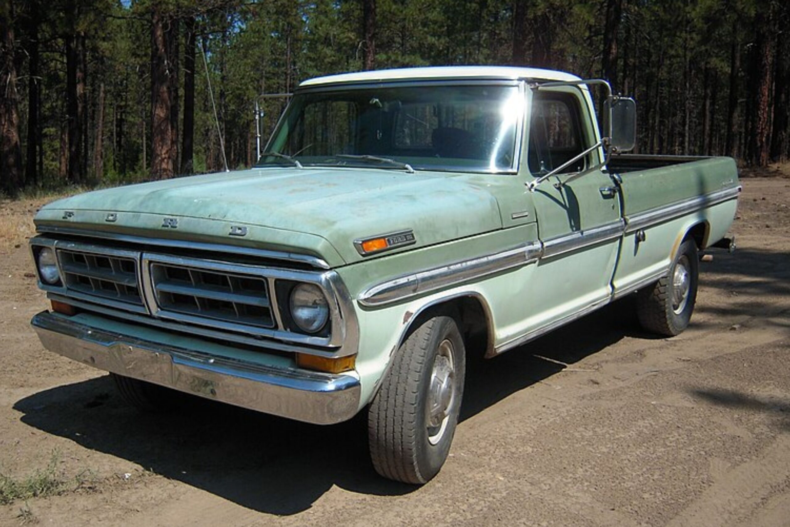 A man says he stored his 1971 Ford F-250 for years, then found it listed online