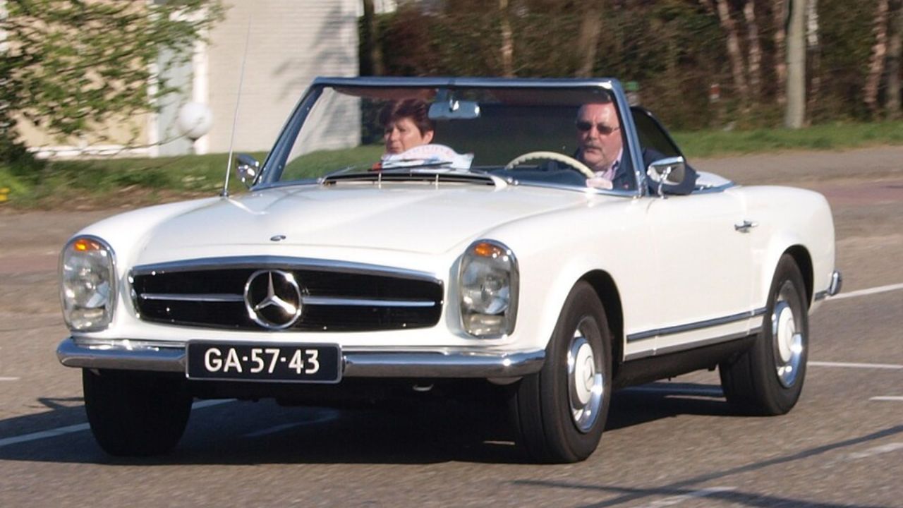 Designed for long drives the 1965 Mercedes-Benz 230SL balanced comfort and speed