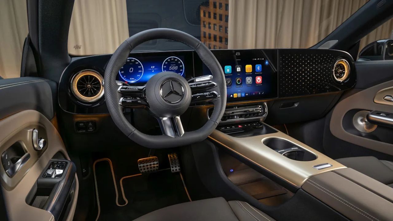 Mercedes C-Class EV interior debuts with a 39.1-inch MBUX Hyperscreen