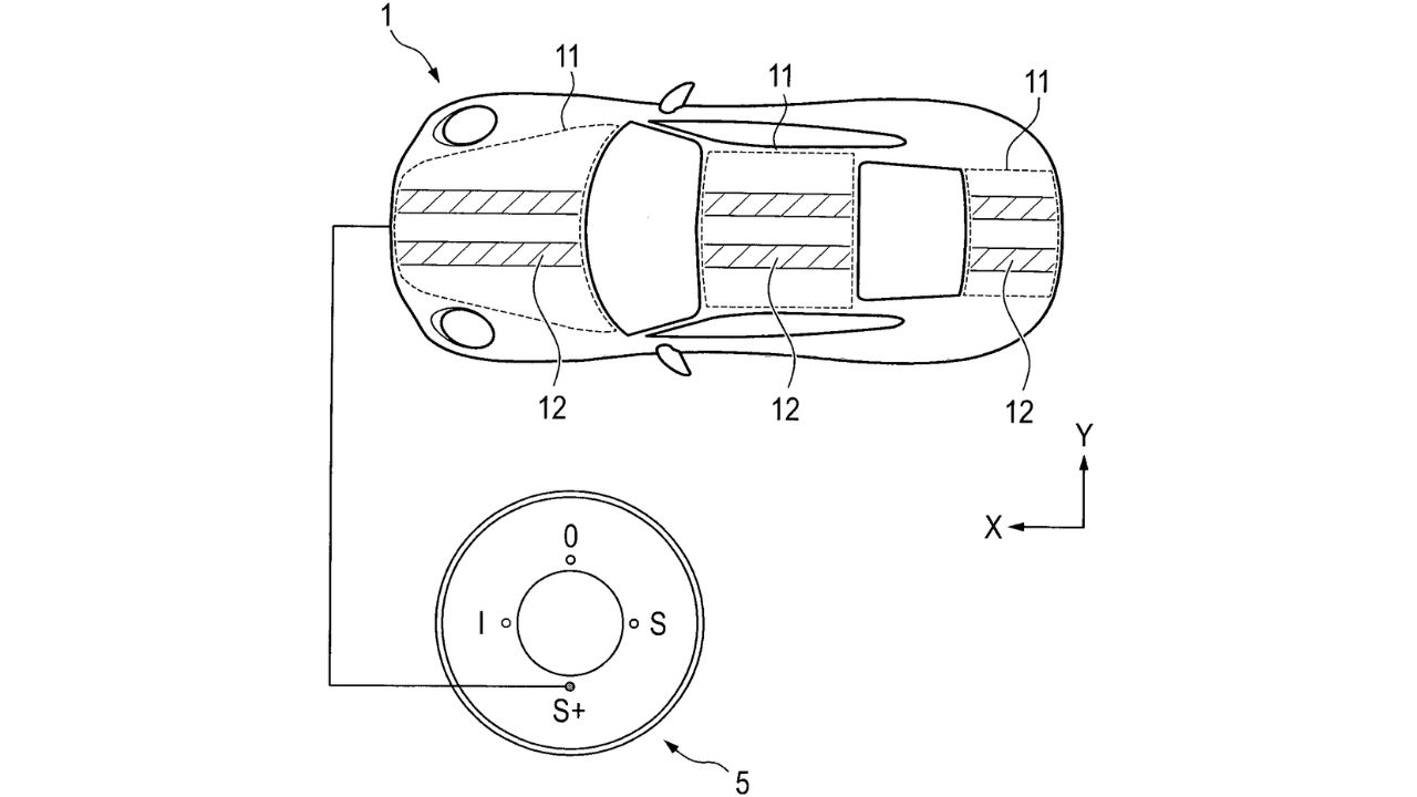 Porsche patent describes racing stripes that appear in Sport mode