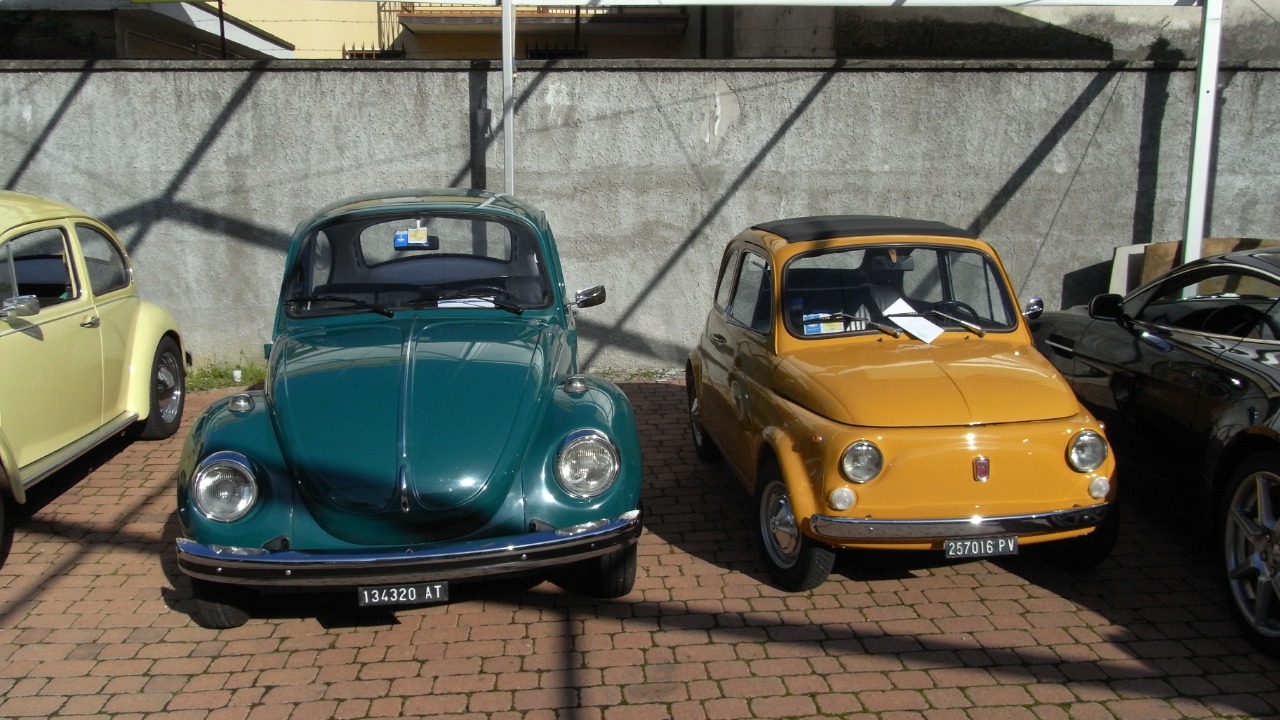 1969 Volkswagen Beetle or 1969 Fiat 500 one stayed simple the other tested patience