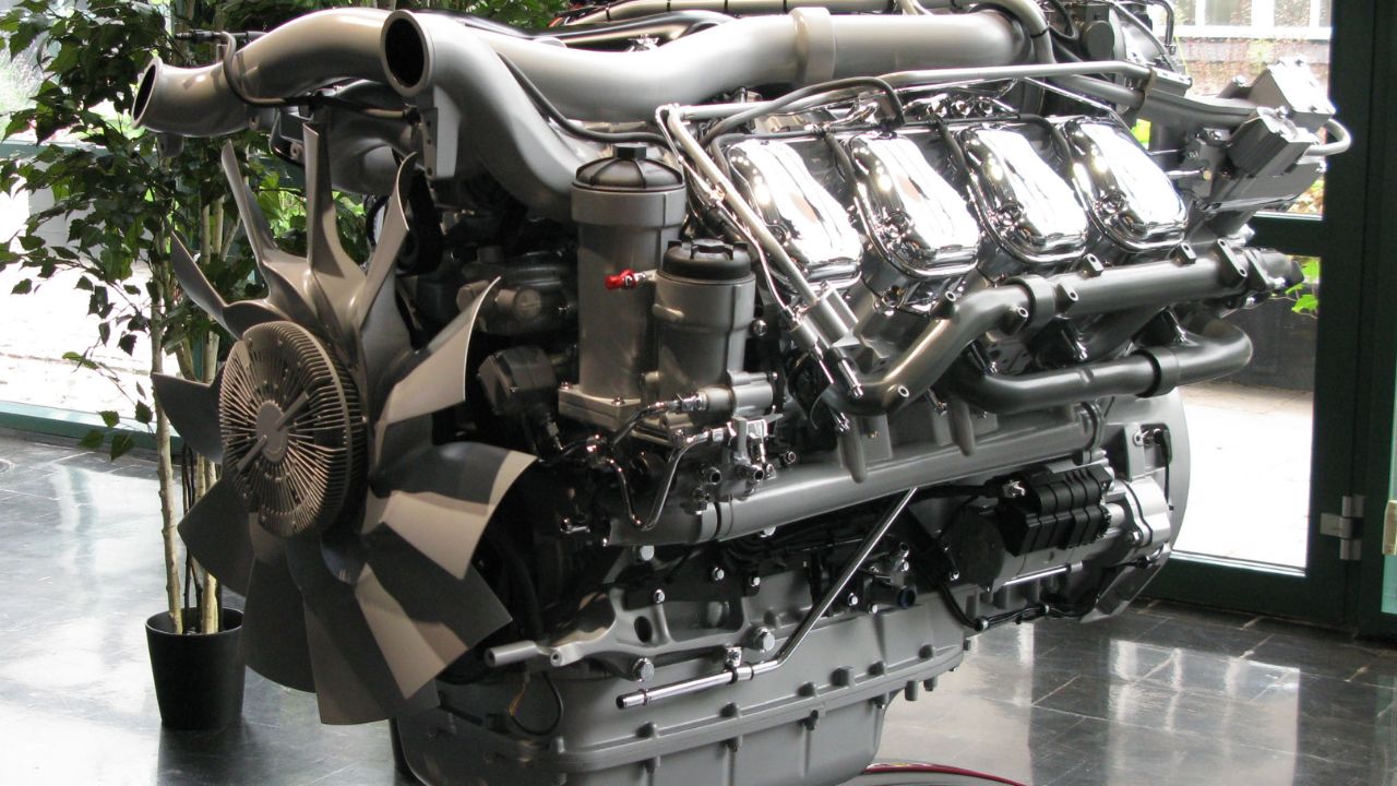 Scania DC16 V8 diesel engine