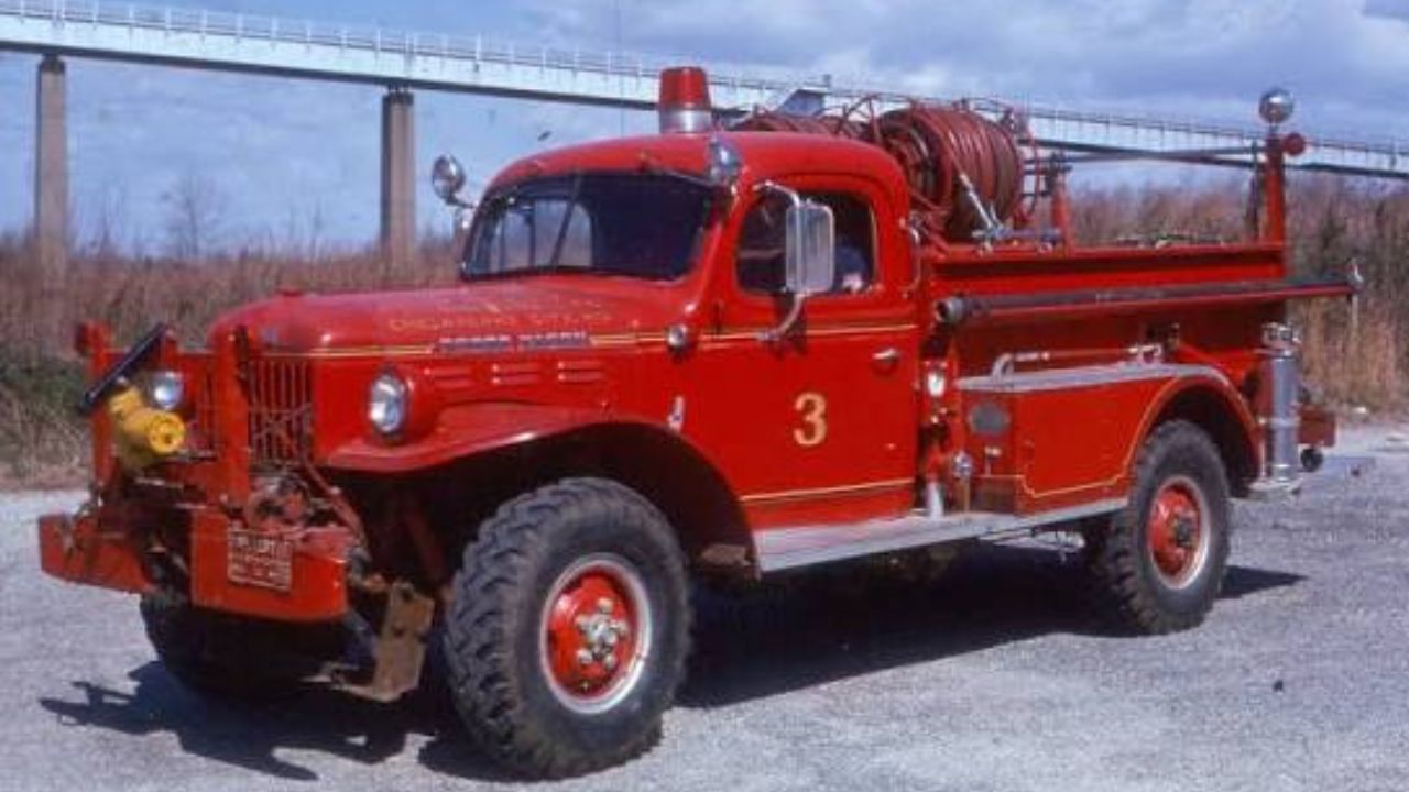 The strange history behind the 1955 Dodge Power Wagon airport rescue trucks