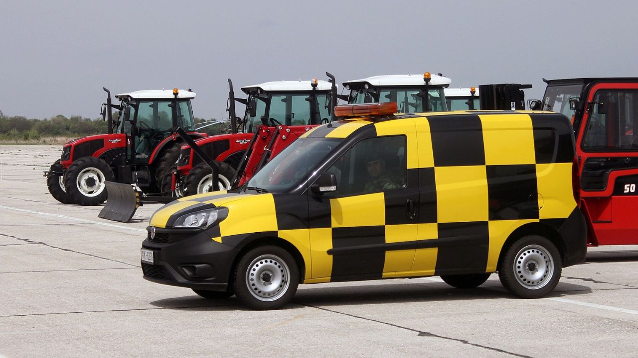 How airport follow-me vehicles evolved from ordinary production cars