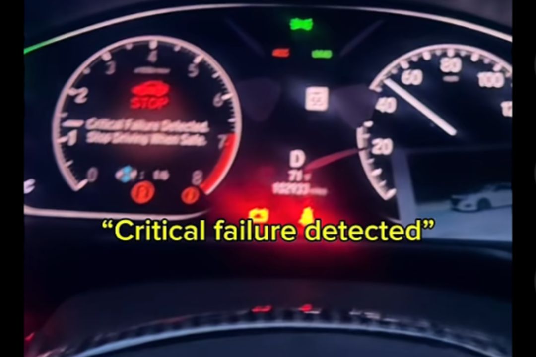 This Honda Accord had a full-blown electrical meltdown while driving, and it left the driver completely stranded