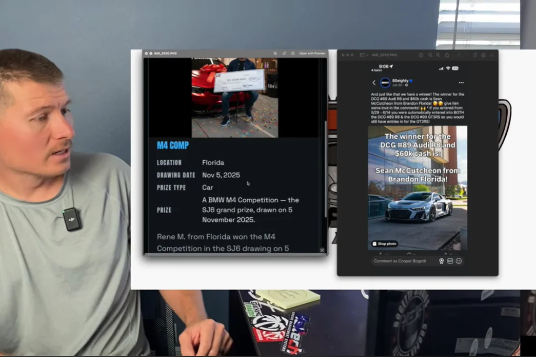 The “repeat winner” exposing how e-commerce brands really run vehicle sweepstakes