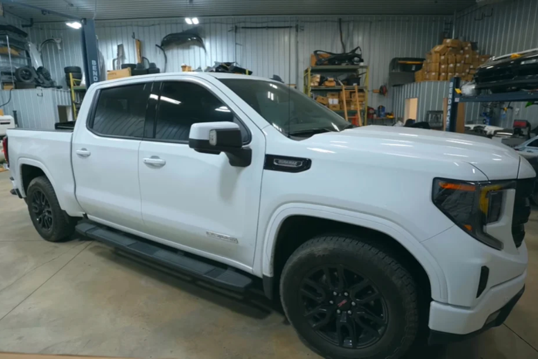 3.0-liter Duramax Sierra gets a full coilover lift because he’s “not grandpa John” anymore