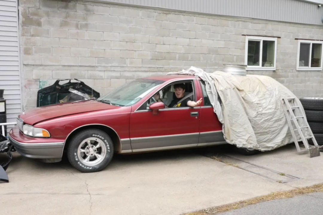 He saved his grandpa’s 1990s Caprice Wagon from an island… now it’s headed to Route 66
