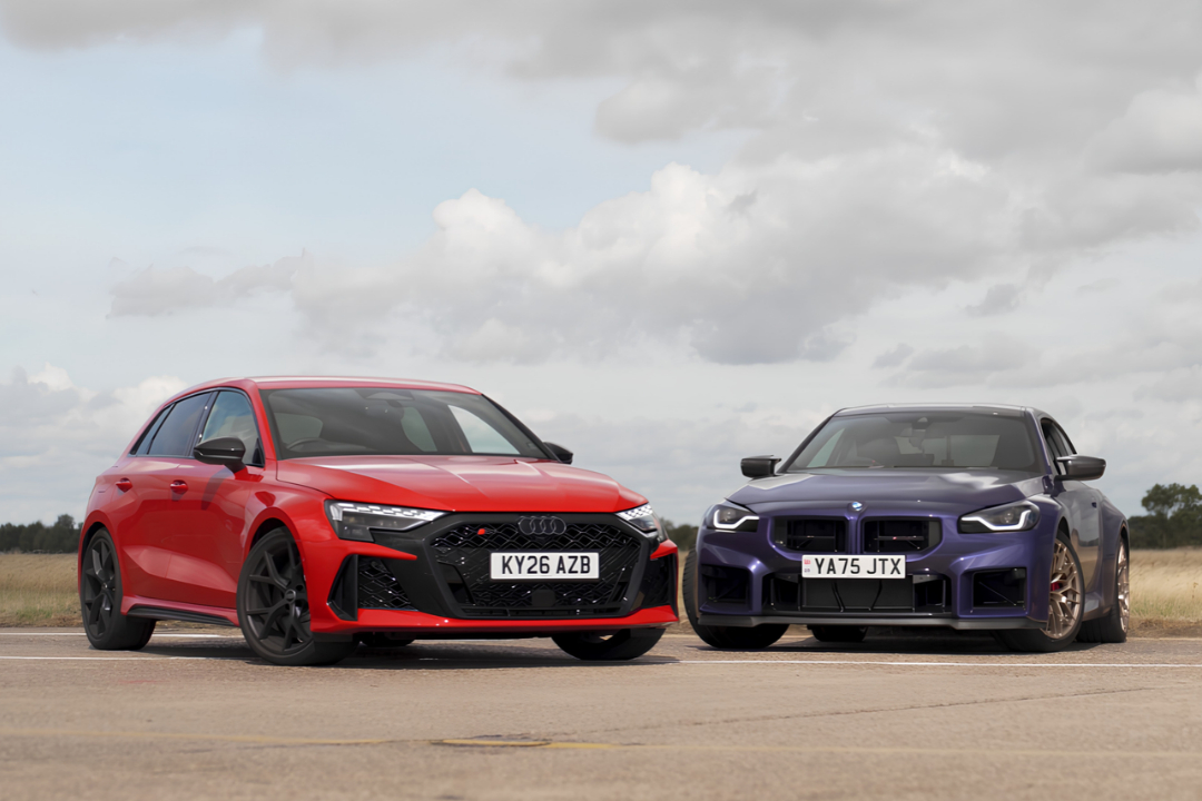BMW M2 CS wins Audi RS3 In drag Race—then beats it on the touchscreen
