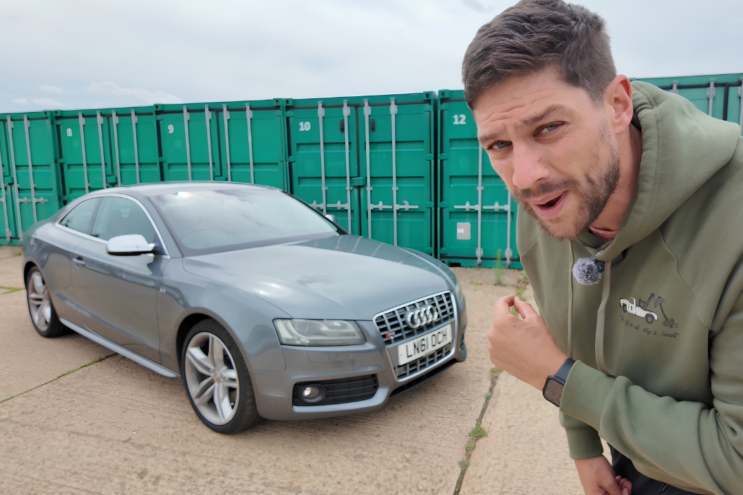 YouTuber Scores $60,000 V8 Manual Audi For Steal Price After Seller Misdiagnoses Misfire