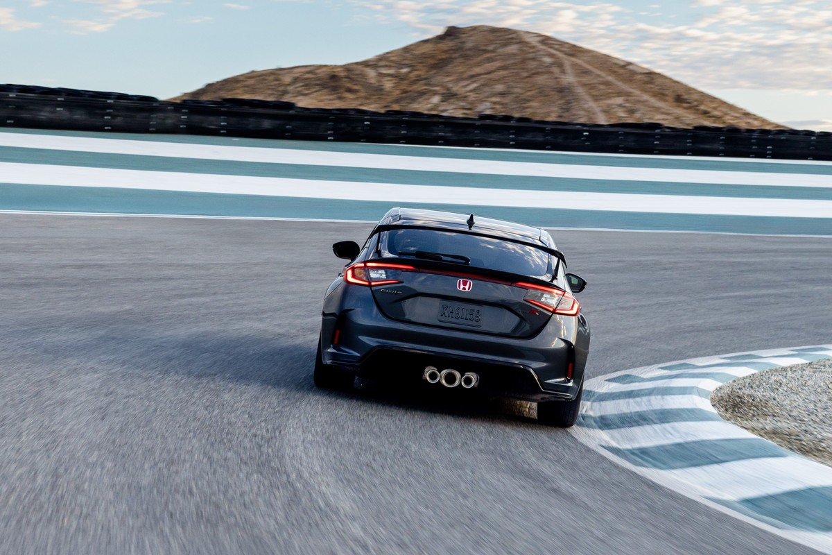 2027 Honda Civic Type R cornering on track