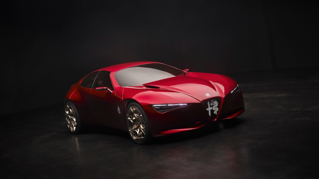 8 details on Alfa Romeo’s Cuorerosso, a 2+2 concept with steer-by-wire and a 33 Stradale-inspired dash