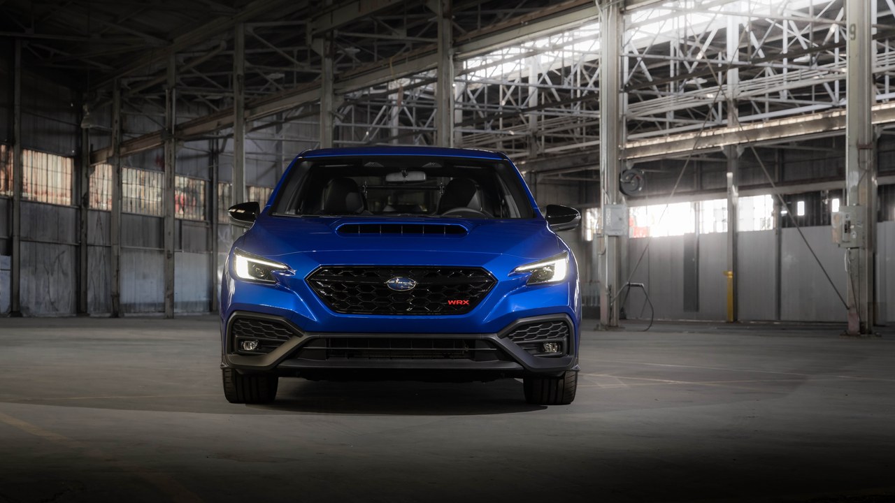 Front view of the 2027 Subaru WRX GD25