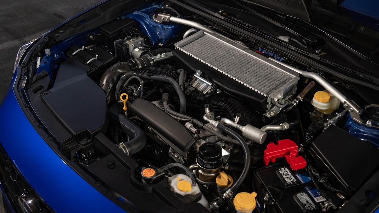 Turbocharged 2.4-liter engine in the 2027 Subaru WRX GD25