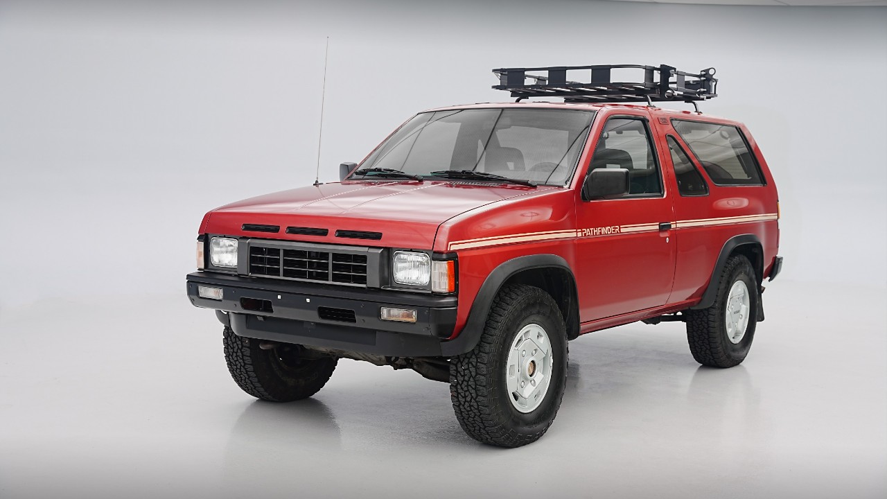 An early-generation Nissan Pathfinder, the model the Pathfinder Special Edition honors