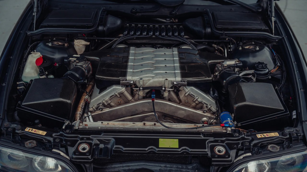 The Volkswagen W10 engine in Piëch's BMW M5 W10 prototype