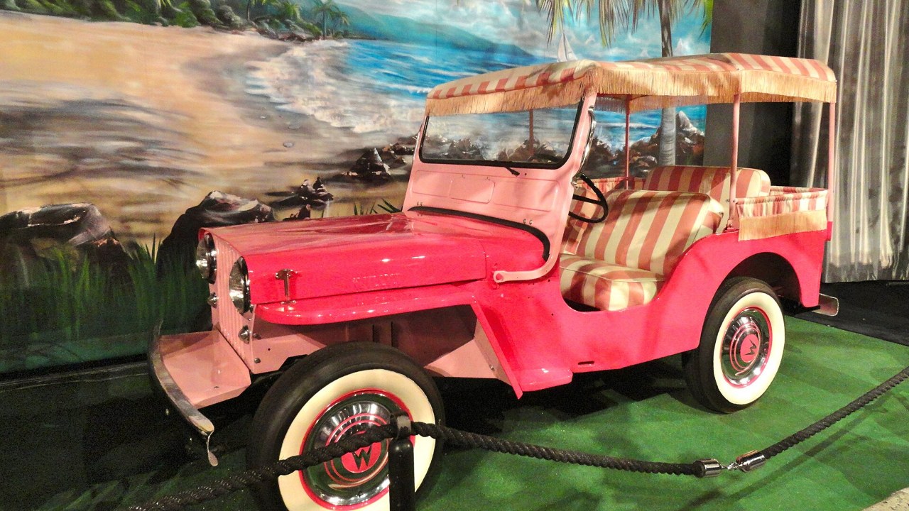 Elvis Presley's pink Jeep Surrey