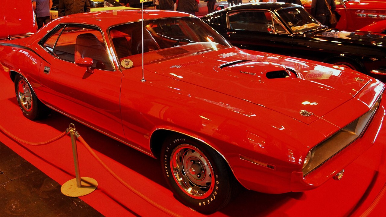 A Plymouth Hemi 'Cuda with the 426 Hemi