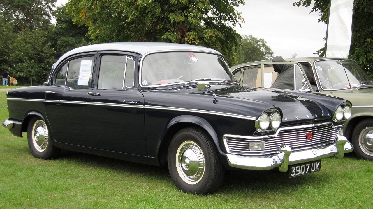 A 1962 Humber Super Snipe Series III with four headlamps