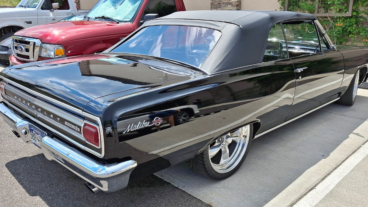 A 1965 Chevrolet Chevelle Malibu SS convertible (not a Z-16)