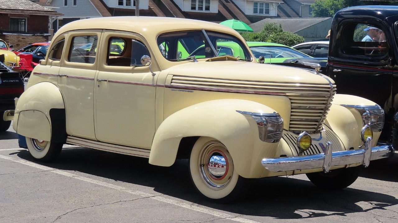 A 1939 Graham Special Custom Supercharger sedan