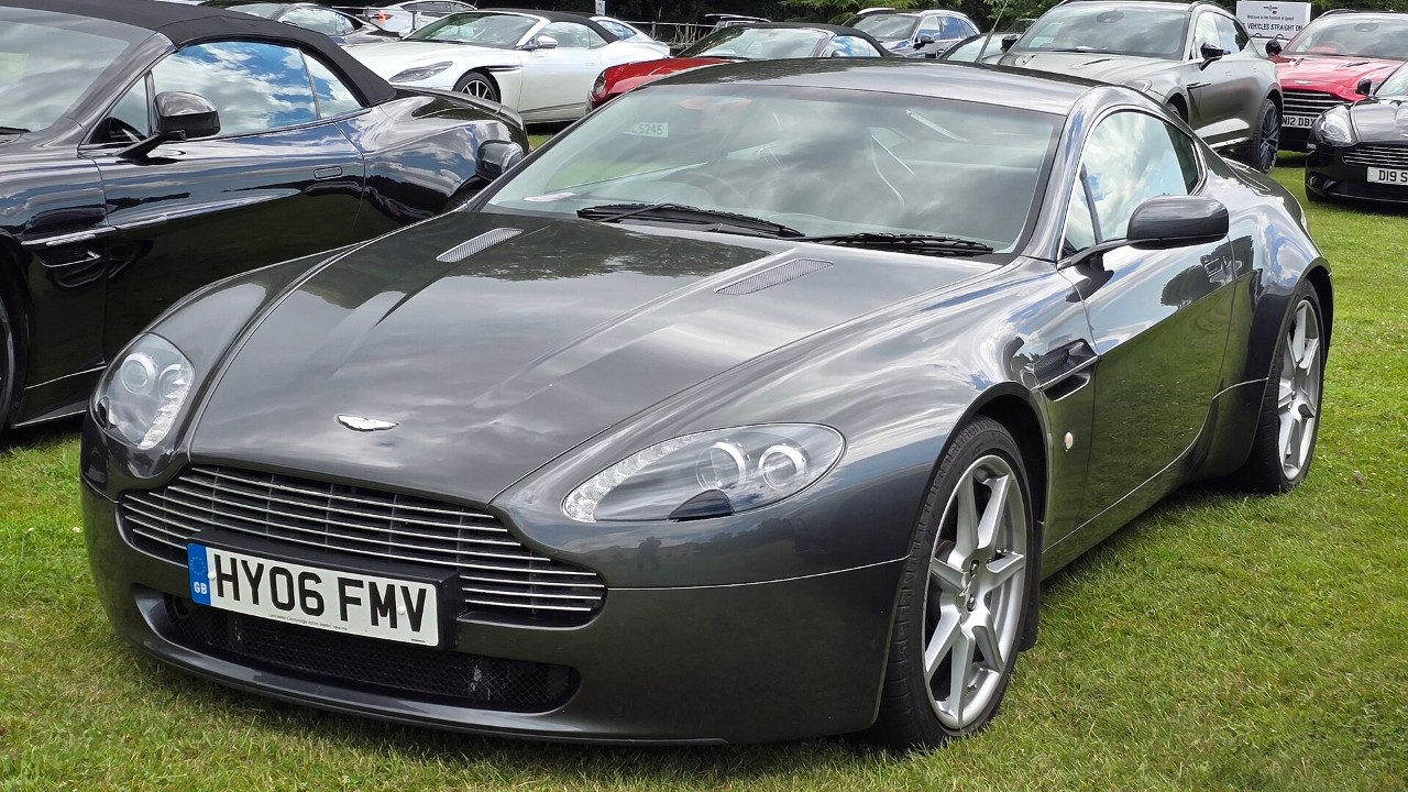 A 2006 Aston Martin V8 Vantage
