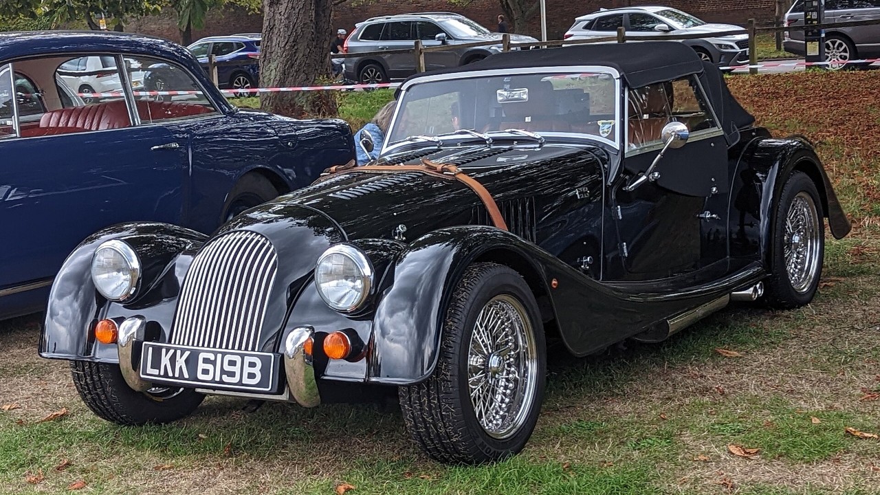 A 2011 Morgan Roadster with the 3.0-liter V6