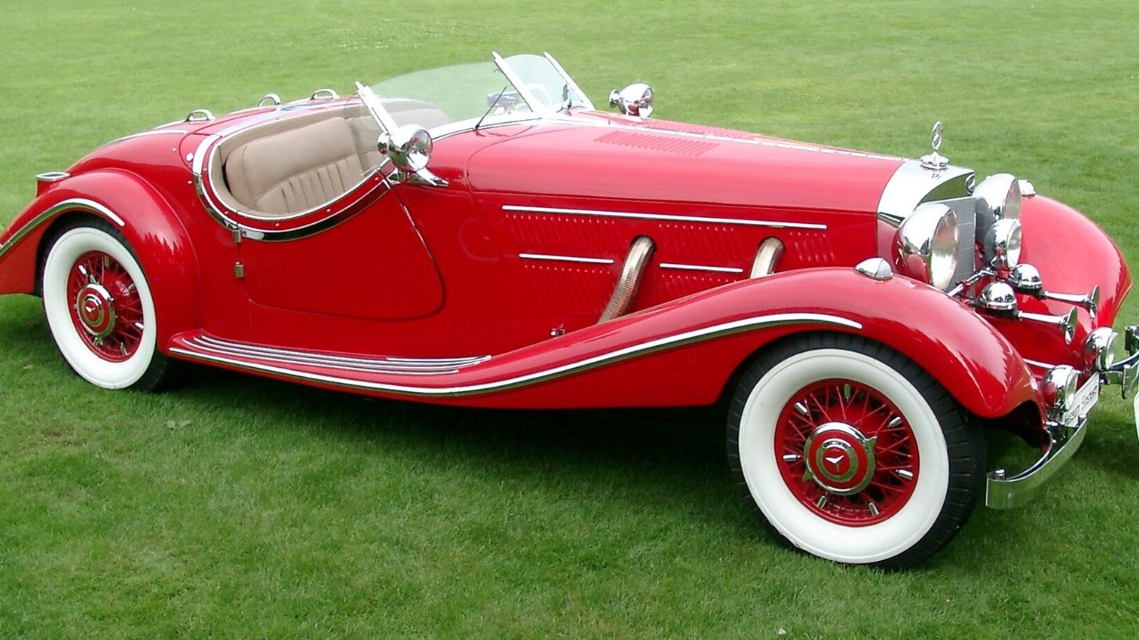 A Mercedes-Benz 540K roadster