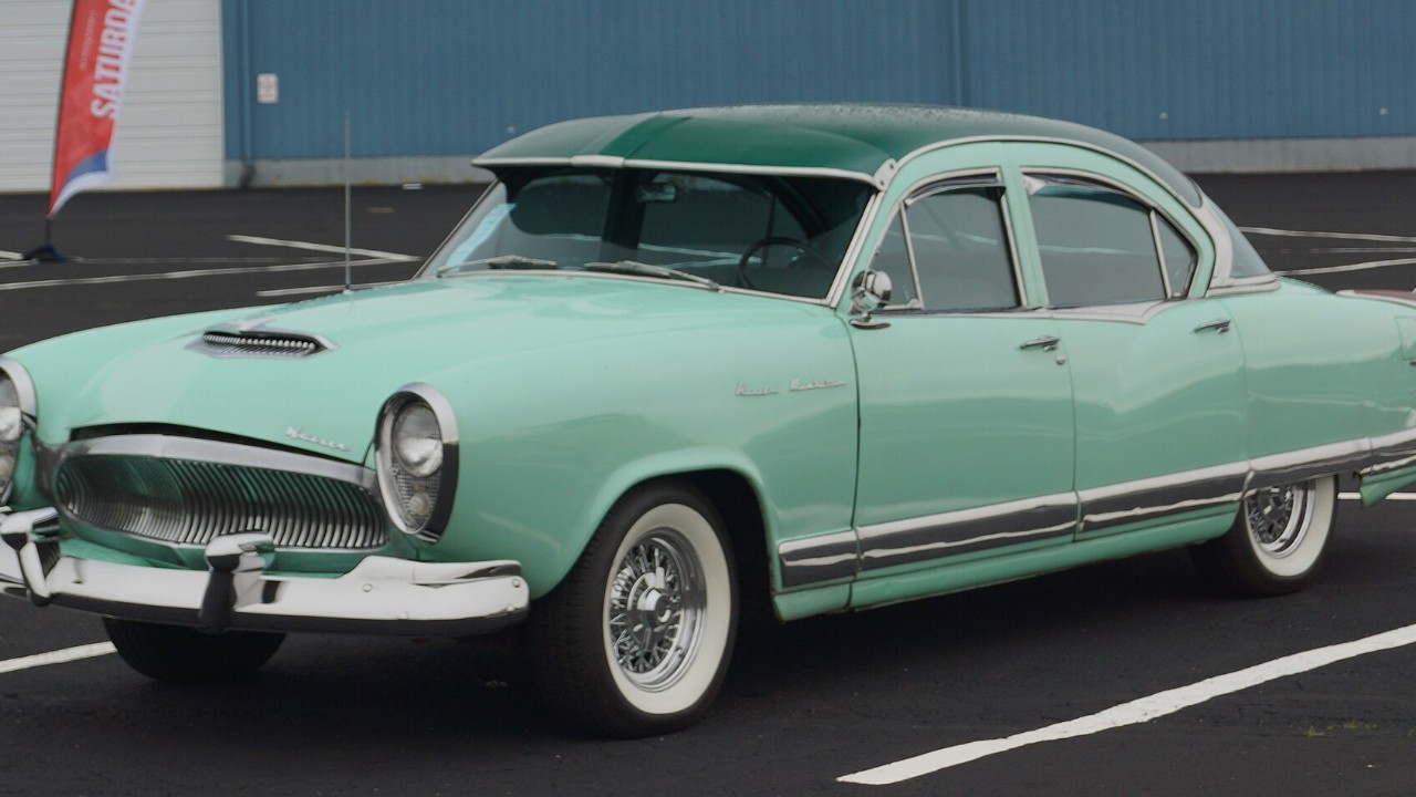 A 1954 Kaiser Manhattan Club Sedan