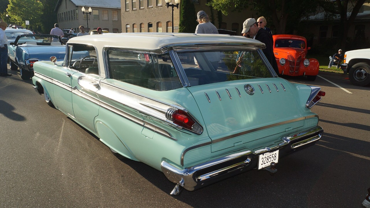 A 1958 Mercury Voyager wagon