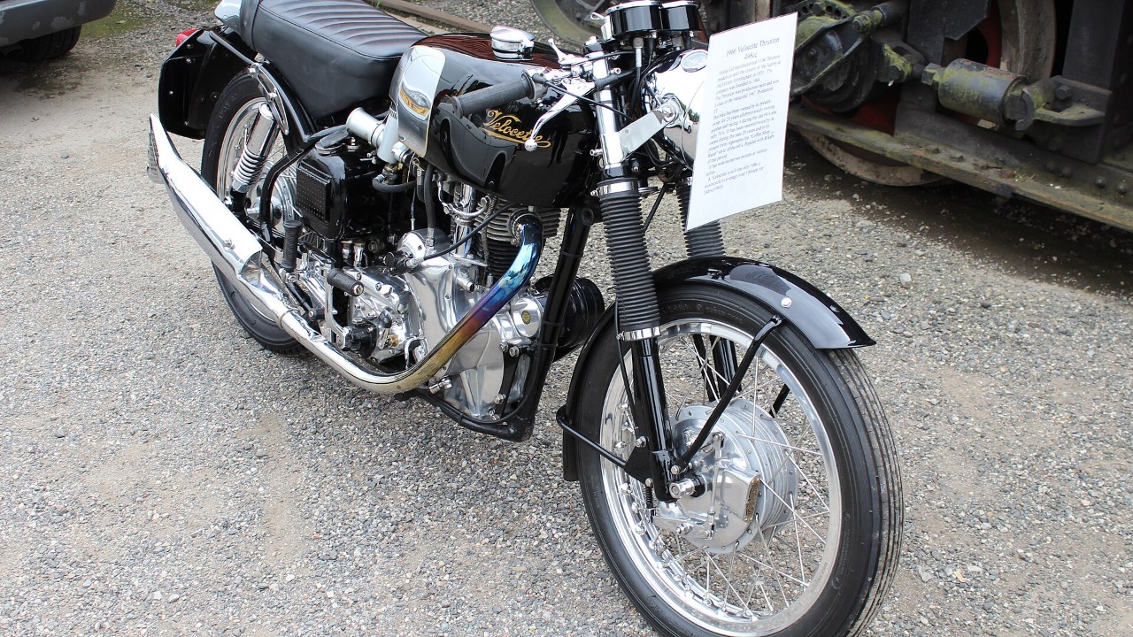 6 Velocette motorcycles from the 1925 K model to the Thruxton