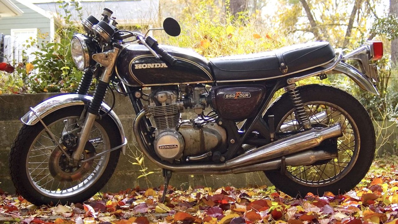 A Honda CB550 Four