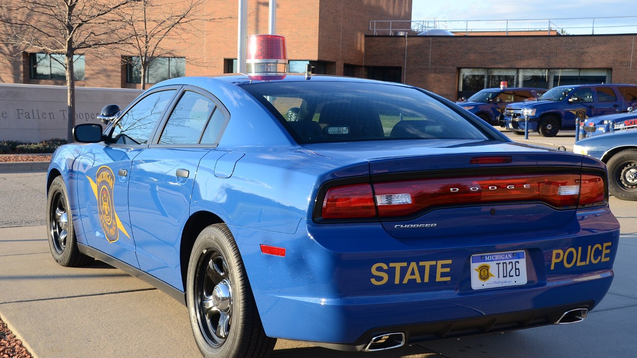 A Dodge Charger Pursuit police car