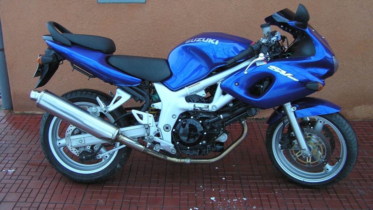 A first-generation Suzuki SV650S
